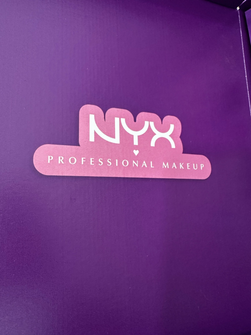NYX Makeup Box with Pink Logo on Purple Background whole set - Picture 4 of 9